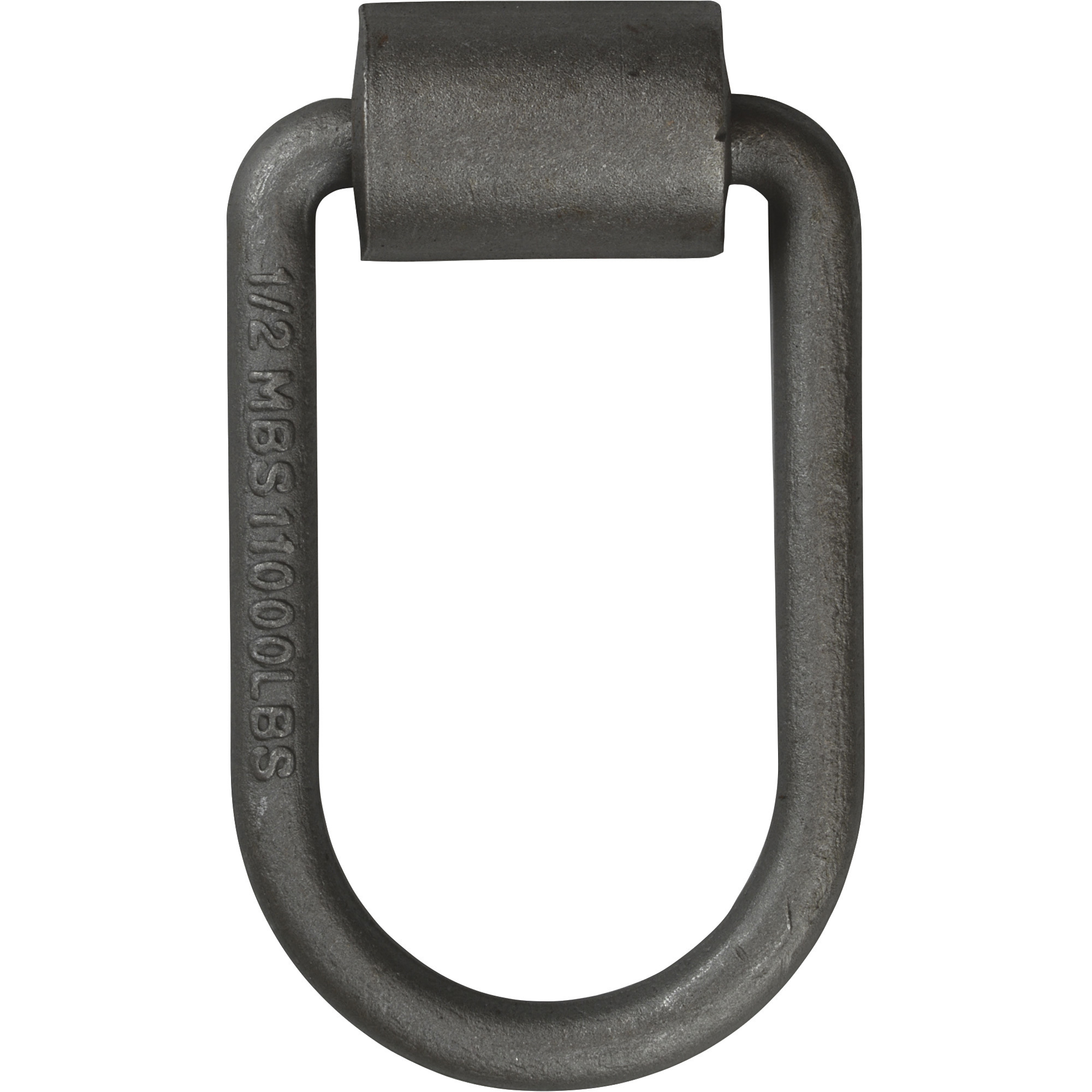 CargoSmart Weld-On Heavy-Duty Forged D-Ring, 1/2in. Dia.